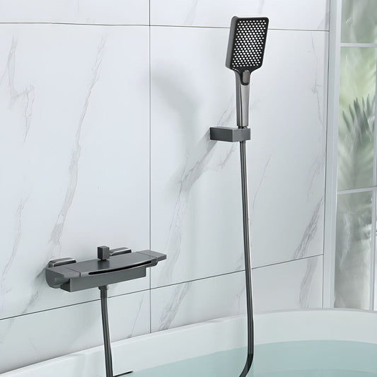 Contemporary Waterfall Bathtub Spout in Chrome Finish