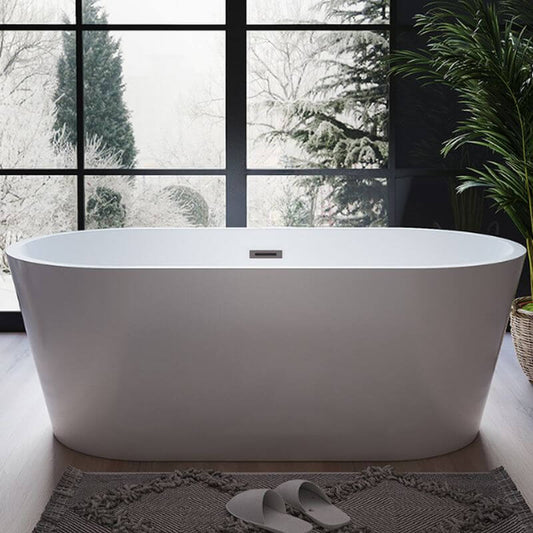 Baignoire freestanding blanche moderne