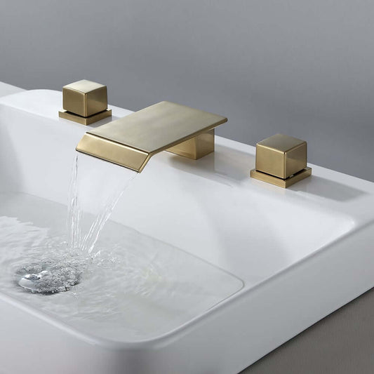 Moda Collection Modern Bathroom Faucet with Waterfall Spout Main Product Image