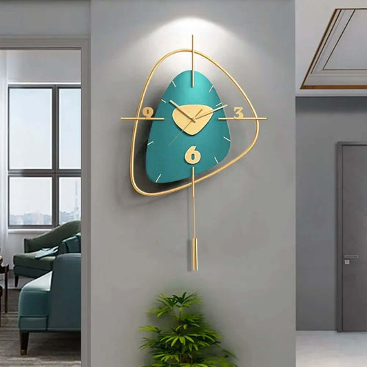 Modern Metal Wall Clock with Silent Quartz Movement Main Product Image