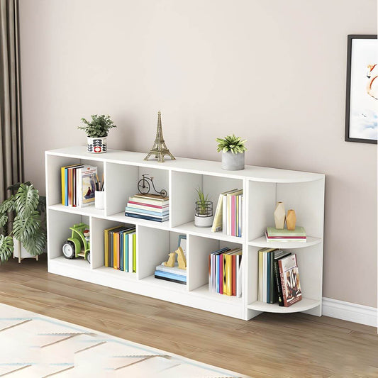 Modular Solid Wood Bookcase for Kids with Smooth Finish