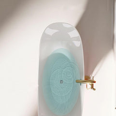 Luxurious Double Slipper Acrylic Modern Freestanding Soaking Bathtub with Slip-Resistant Surface Bathtubs