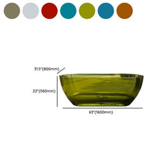 Ink Resin Freestanding Bathtub with Handle, Roll Top, Compression Faucet, Oval Shape, and Valve, 51"L x 28"W x 22"H Bathtubs