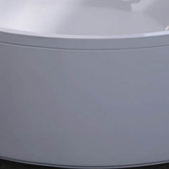 Nook Corner Bathtub with Seat Casual Chalk Back to Wall Lucite Soaking Design, 51.2"L x 51.2"W x 23.6"H Bathtubs