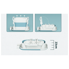 Modern Foldable Bath Tub for Adults - Space-Saving Design with Insulation Lid