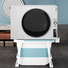 Modern Foldable Bath Tub for Adults - Space-Saving Design with Insulation Lid