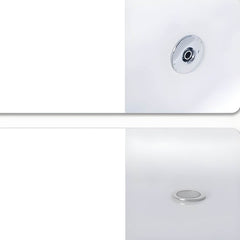 Modern Corner Free Form White Acrylic Soaking Bathtub with Seat Included - Tub with Deck Faucets Unavailable 55"L x 30"W x 23"H Bathtubs