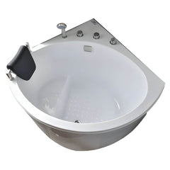 Modern Bathtub Acrylic Corner Soaking with Drain and Overflow Trim - Tub Left 42"L x 35"W x 26"H Bathtubs