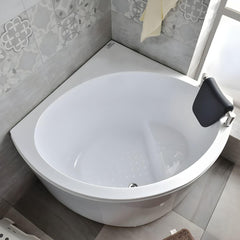 Modern Bathtub Acrylic Corner Soaking with Drain and Overflow Trim - Tub Left 42"L x 35"W x 26"H Bathtubs