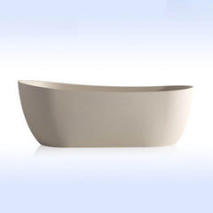 Ink Freestanding Roll Top Oval Casual Bathtub with Soaking Design, 51"L x 28"W x 25"H Bathtubs