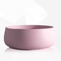 Ink Orbicular Freestanding Bathtub with Roll Top, Simplistic Style, and Soaking Bath Therapy Bathtubs