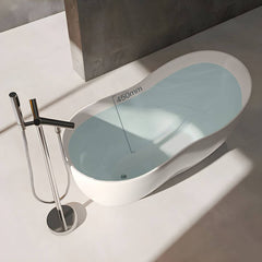 Modern Style Freestanding Soaking Bathtub Single Slipper Acrylic Bathtub for Bathroom Bathtubs