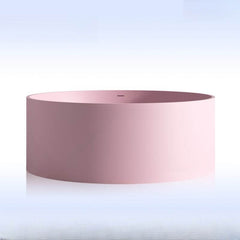 Ink Orbicular Freestanding Bathtub with Roll Top, Casual Style & Soaking Therapy, 51"L x 51"W x 22"H Bathtubs