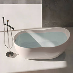 Modern Style Freestanding Soaking Bathtub Single Slipper Acrylic Bathtub for Bathroom Bathtubs
