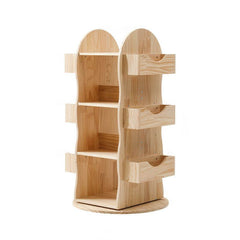 360° Swivel Children's Bookcase with Open Storage Shelves