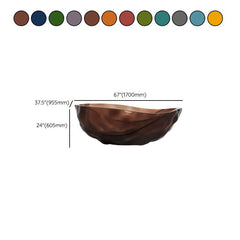Casual Resin Free Form Freestanding Bathtub with Single Slipper Soaking Design Bathtubs
