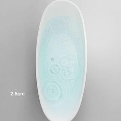 Modern Freestanding Single Slipper Oval Acrylic Soaking Bathtub Bathtubs