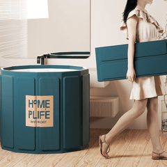 Quick Assembly Portable Bath Bucket for All Ages - Enjoy Soothing Baths Anytime, Anywhere