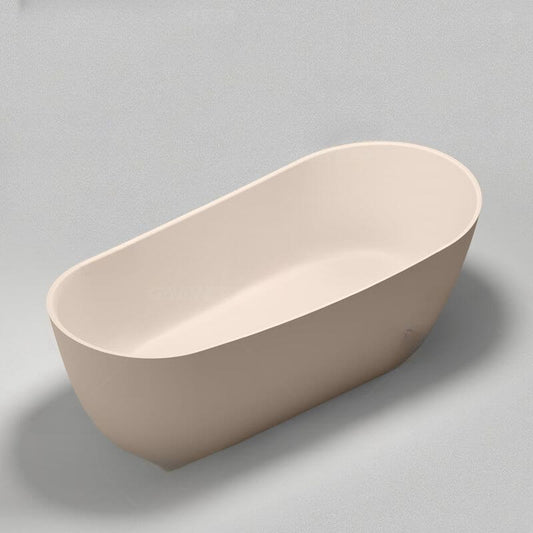 Ink Freestanding Roll Top Oval Casual Bathtub with Soaking Design, 51"L x 28"W x 25"H Bathtubs