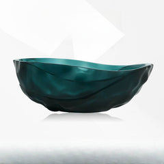 Casual Resin Free Form Freestanding Bathtub with Single Slipper Soaking Design Bathtubs