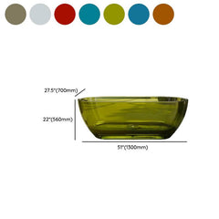 Ink Resin Freestanding Bathtub with Handle, Roll Top, Compression Faucet, Oval Shape, and Valve, 51"L x 28"W x 22"H Bathtubs