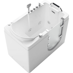 Ergonomic Walk-In Bathtub with External Door and Deep Soak for Elderly Comfort