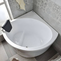 Modern Bathtub Acrylic Corner Soaking with Drain and Overflow Trim - Tub Left 42"L x 35"W x 26"H Bathtubs