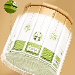 Foldable Adult & Kids Bathing Tub - Cute Panda Design with Excellent Insulation