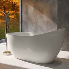 Modern Style Freestanding Soaking Bathtub Single Slipper Acrylic Bathtub for Bathroom Bathtubs