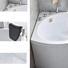 Modern Bathtub Acrylic Corner Soaking with Drain and Overflow Trim - Tub Left 42"L x 35"W x 26"H Bathtubs