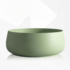 Ink Orbicular Freestanding Bathtub with Roll Top, Simplistic Style, and Soaking Bath Therapy Bathtubs