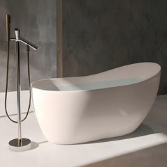 Modern Style Freestanding Soaking Bathtub Single Slipper Acrylic Bathtub for Bathroom Bathtubs
