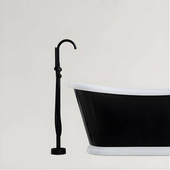 Modern Double Slipper Oval Acrylic Freestanding Soaking Bathtub Bathtubs