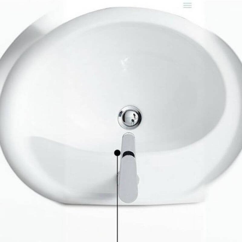 Versatile bathroom sink suitable for small spaces