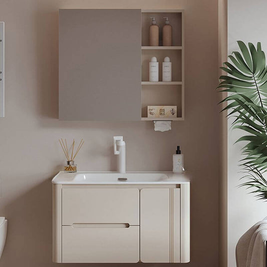 Modern wall-mounted bathroom vanity