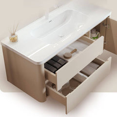 Contemporary bathroom storage vanity