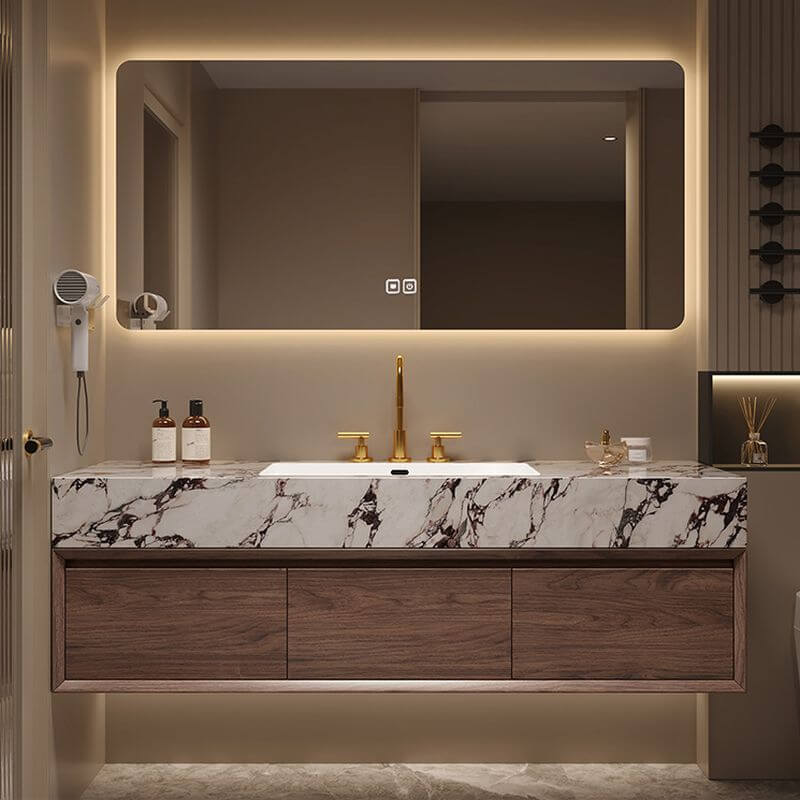 Elegant Bathroom Vanity with Spacious Drawers