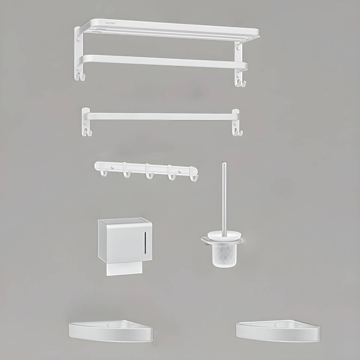 Stylish bath shelf from the accessory set