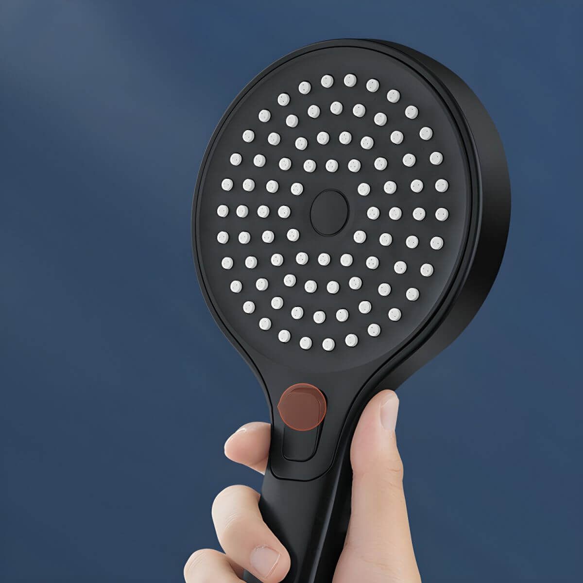 Three spray pattern handheld shower head for personalized comfort