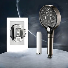 Modern shower head with three spray patterns