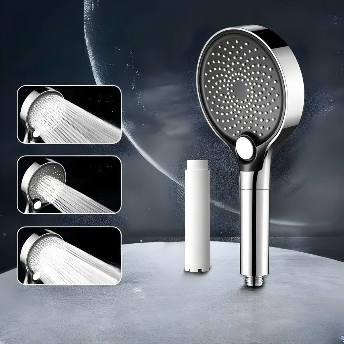 Versatile handheld shower head for customized spray