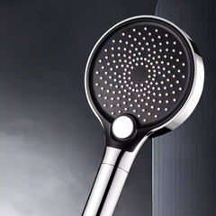 Wall mounted round handheld shower head