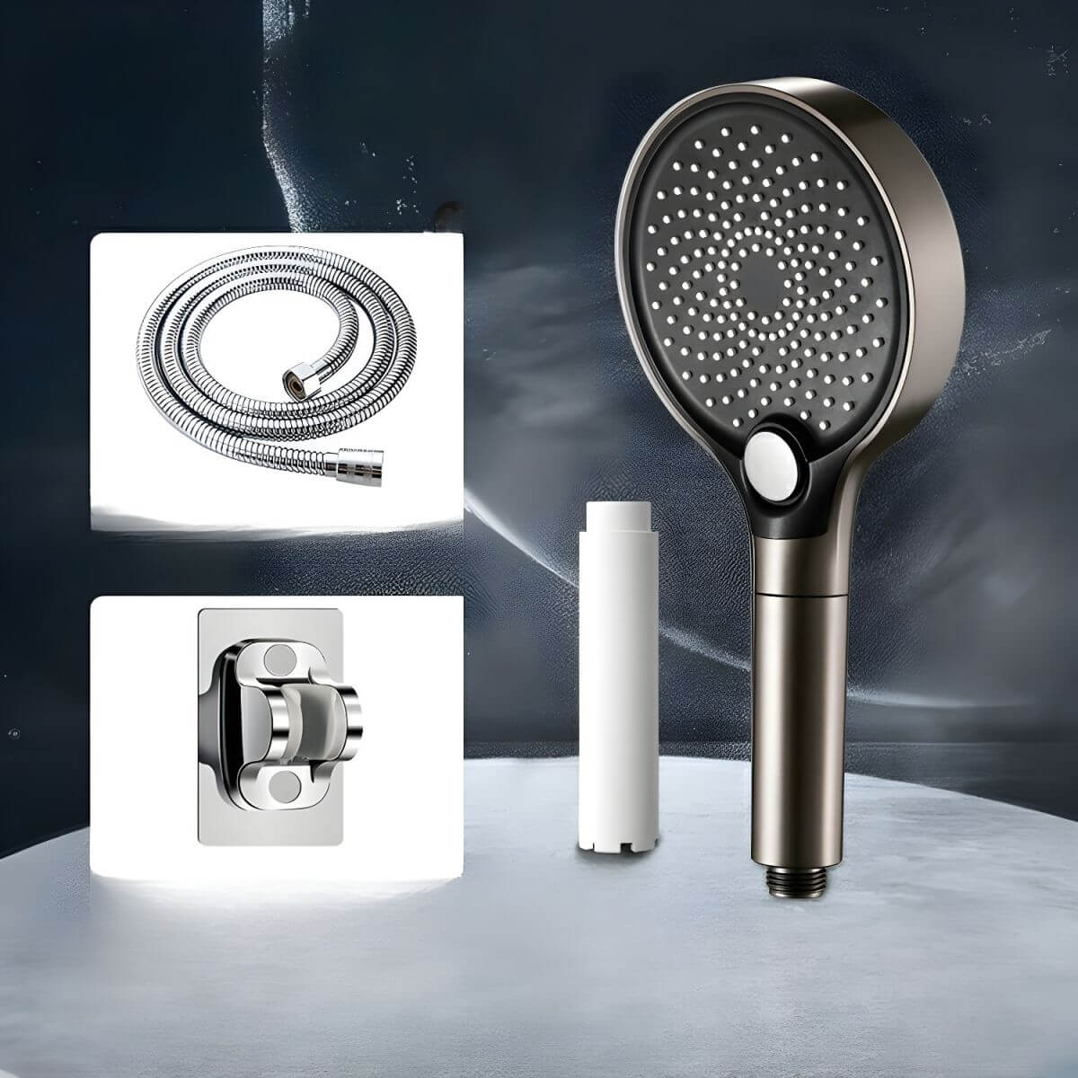 Durable plastic handheld shower head