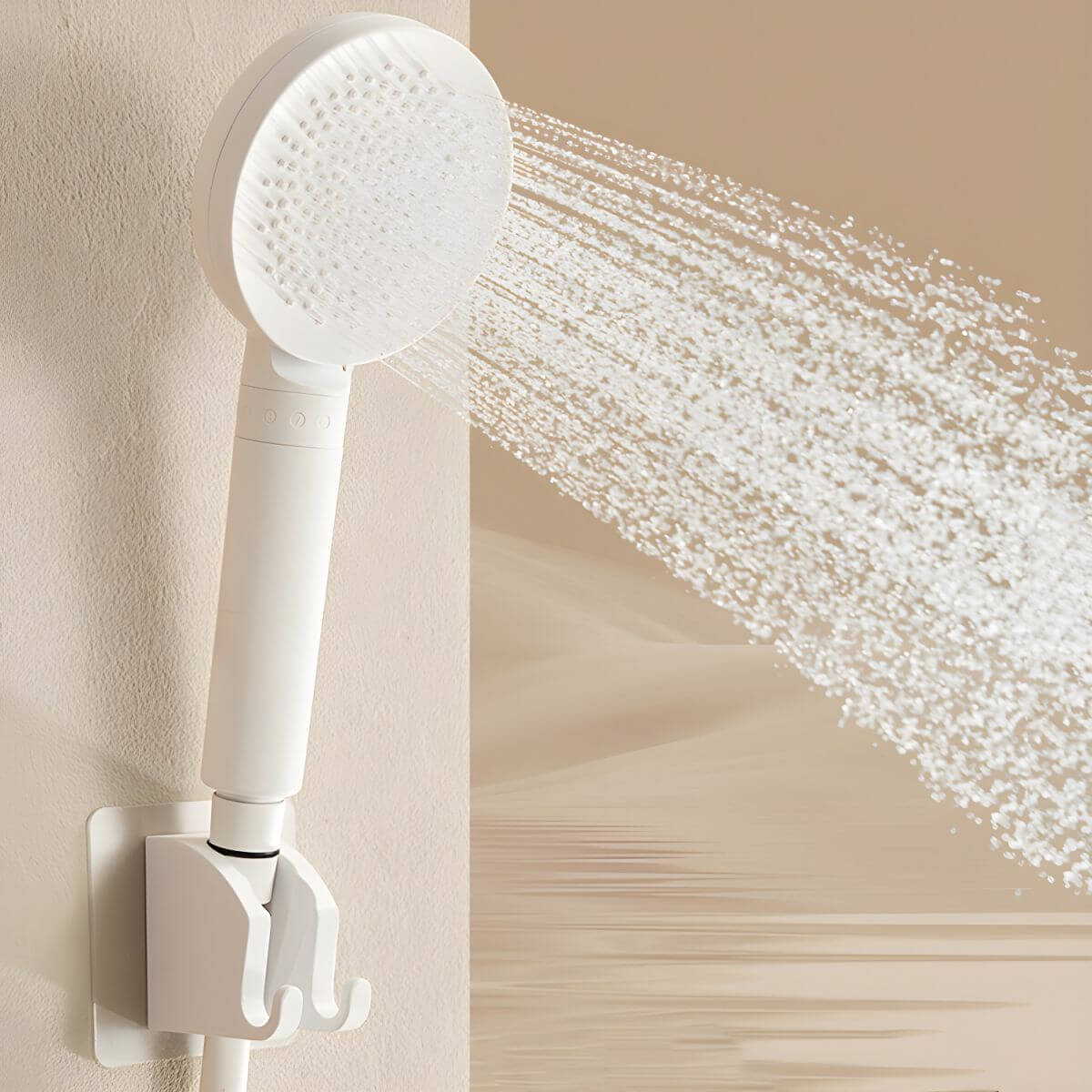 Adjustable spray pattern handheld shower head