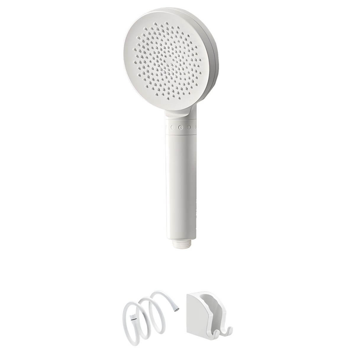 Gun grey handheld shower head design