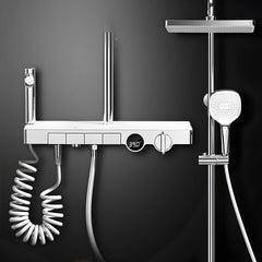 Adjustable Spray Pattern Shower Faucet with Dual Heads