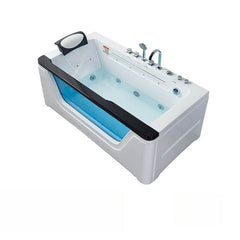 Acrylic tub with integrated heater