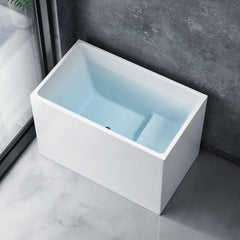 Comfortable soaking tub designed for relaxation