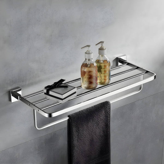 Metal Bathroom Shelf with Gloss Finish