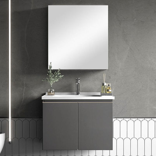 Bathroom vanity with drawers and doors